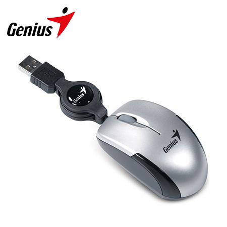 MOUSE GENIUS MICRO TRAVELER V2 USB SILVER EU (31010100118)